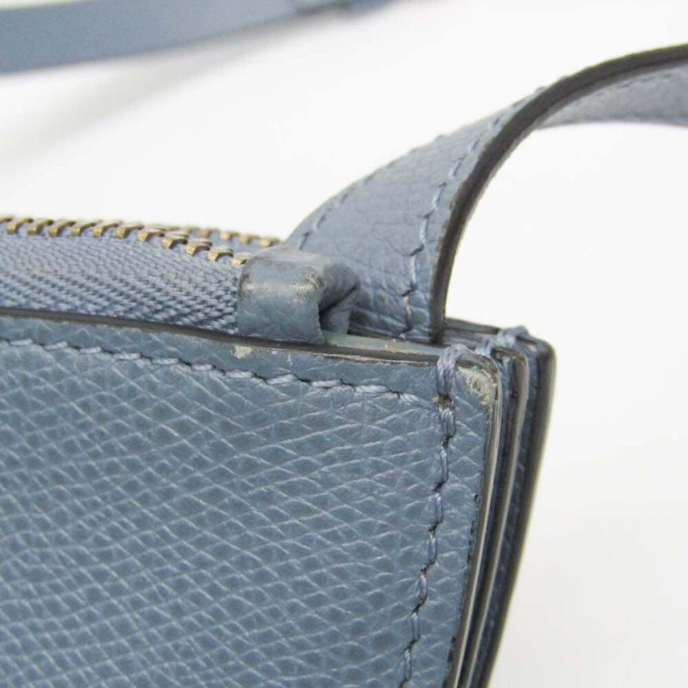 CHRISTIAN DIOR Blue Leather Shoulder Bag - Picture 6 of 16